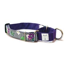 Collar Marlo Textil Violeta para Perro L