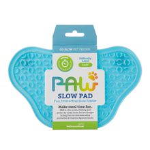 Comedero Para Perro Paw Lick Pad Azul