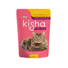 Alimento Para Gato Kisha Alimento Humedo Pavo 85g