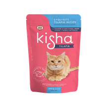 Alimento Para Gato Kisha Alimento Humedo Tilapia 85g